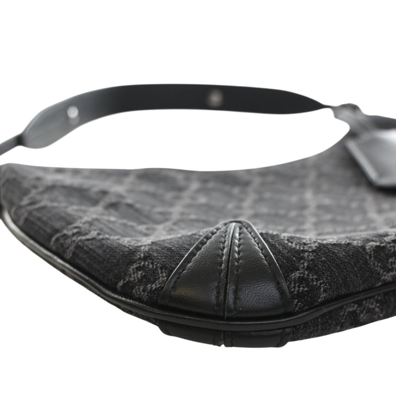 Small GG Denim Horsebit Slim Hobo - Image 9