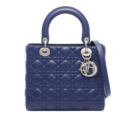 Medium Lambskin Cannage Lady Dior - Image 1