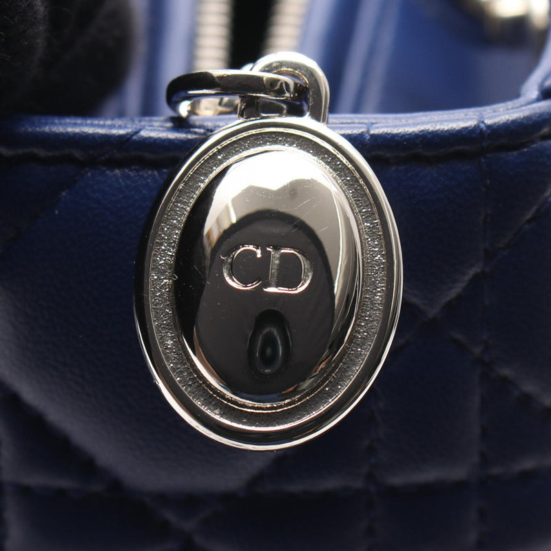 Medium Lambskin Cannage Lady Dior - Image 5