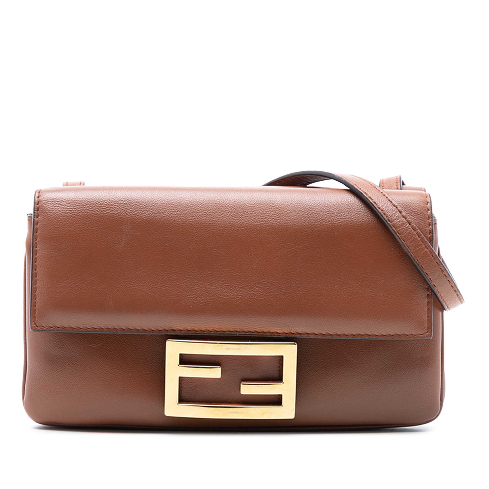 Leather Duo Baguette Crossbody - Image 1