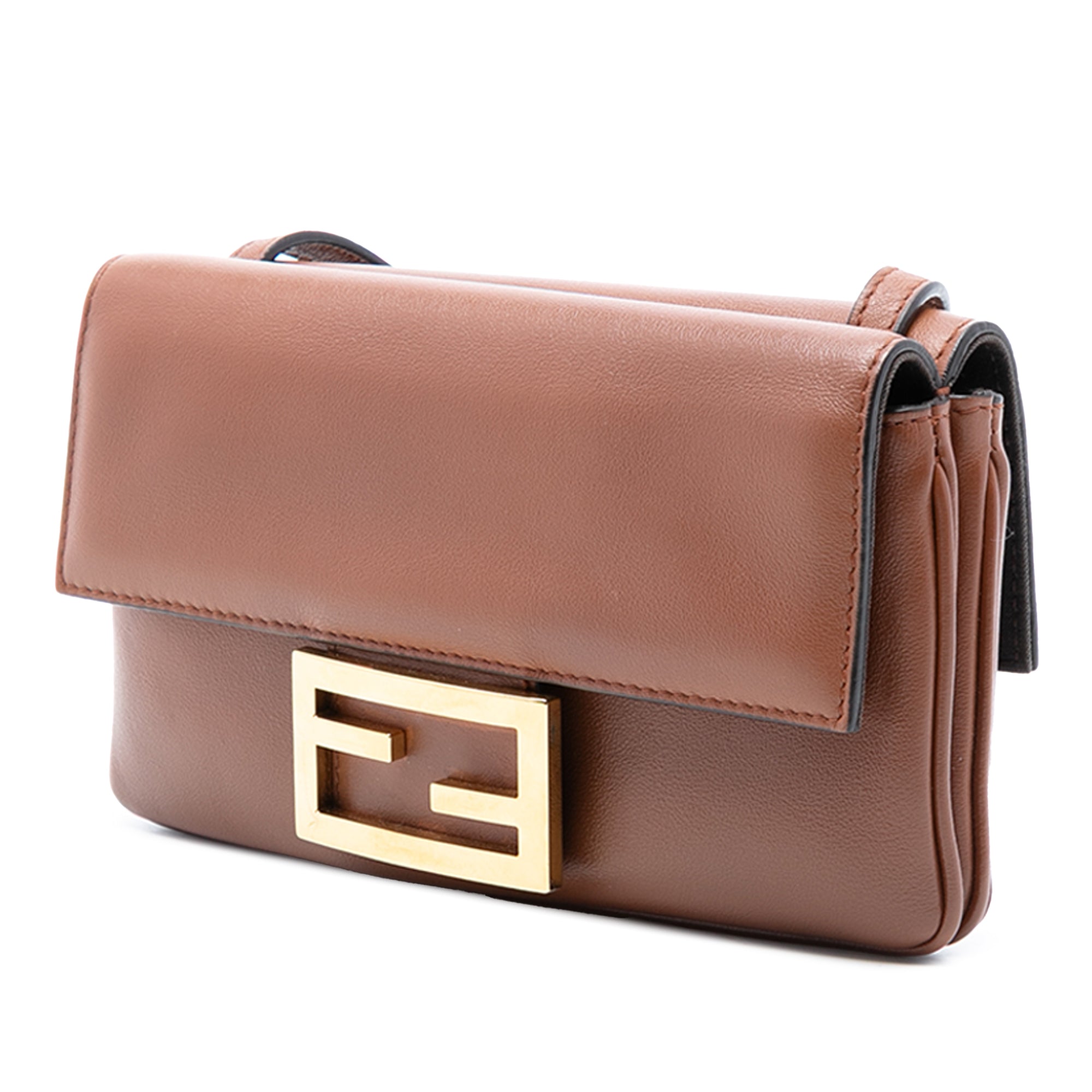 Leather Duo Baguette Crossbody - Image 2