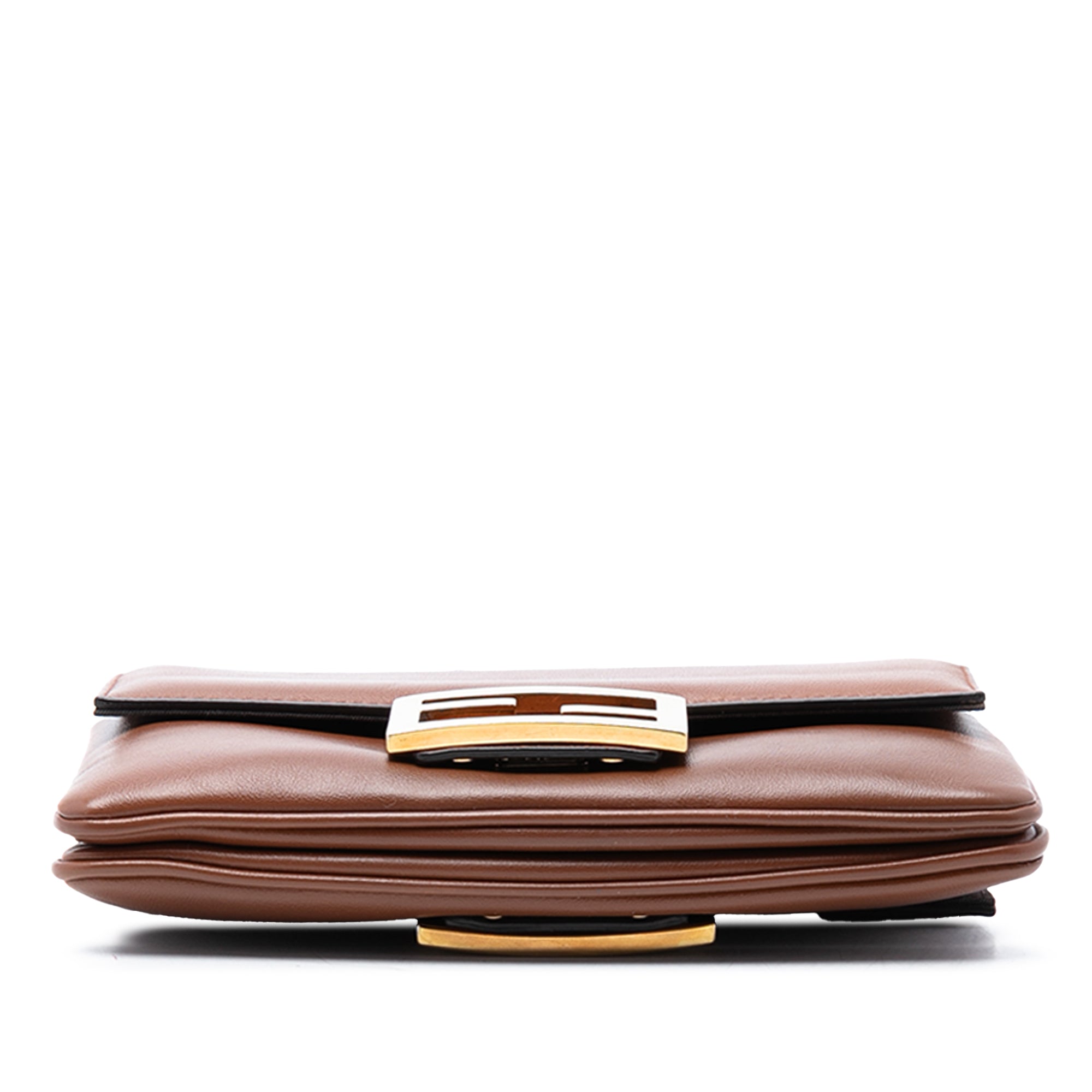 Leather Duo Baguette Crossbody - Image 3