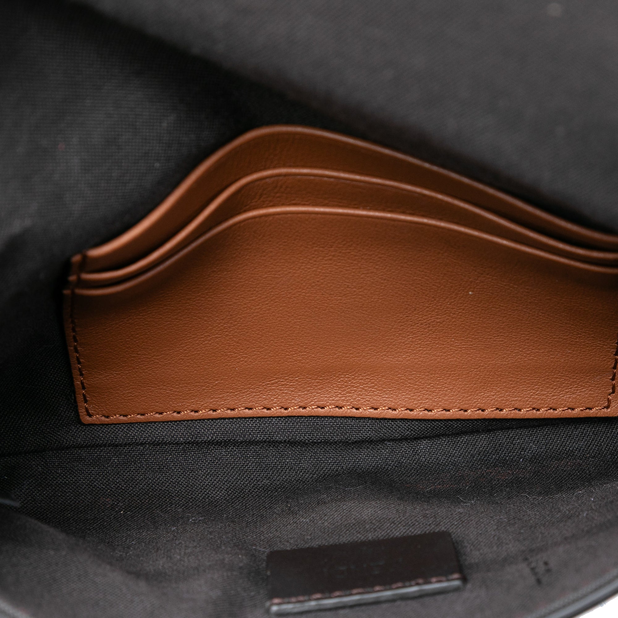 Leather Duo Baguette Crossbody - Image 4