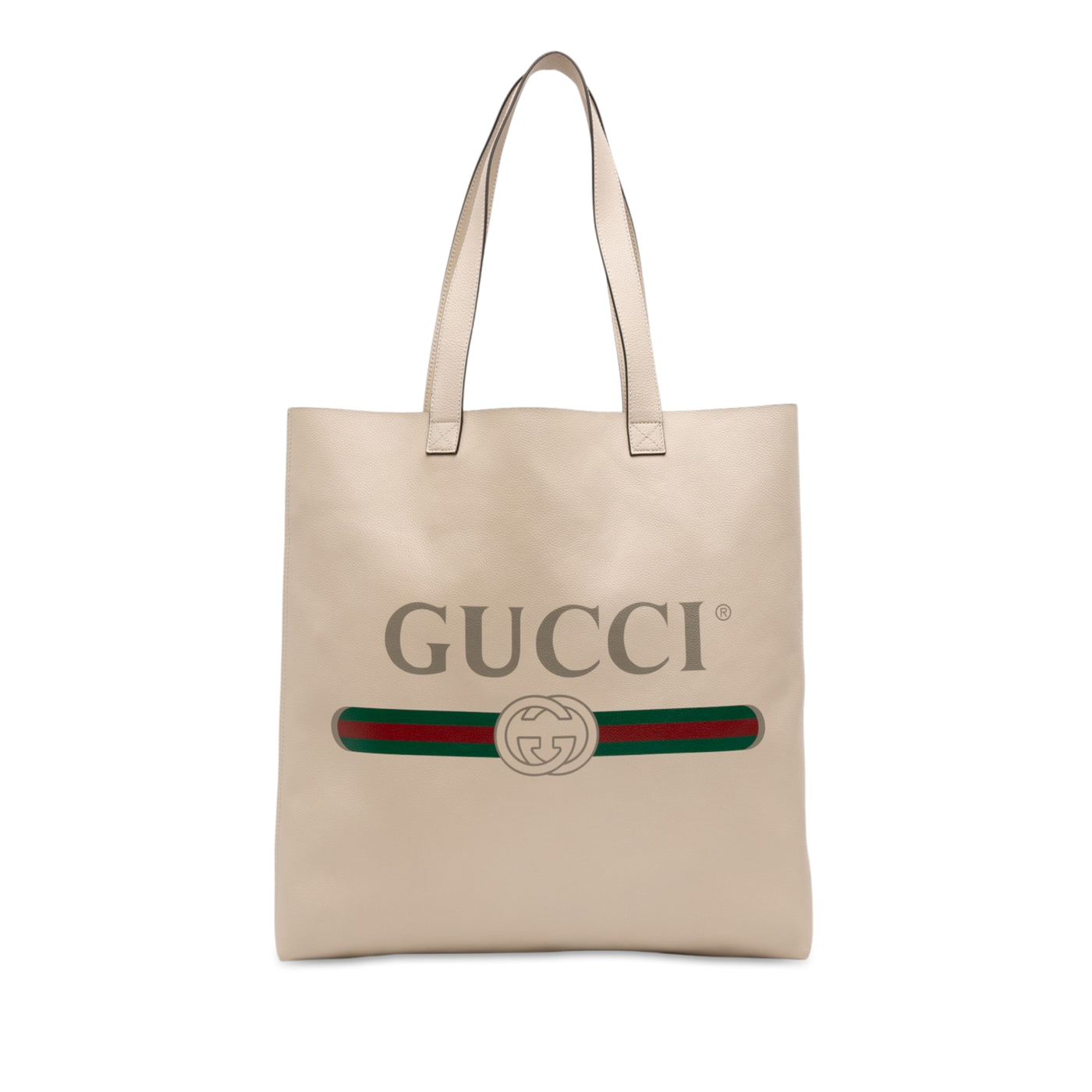 Calfskin Logo Tote - Image 1