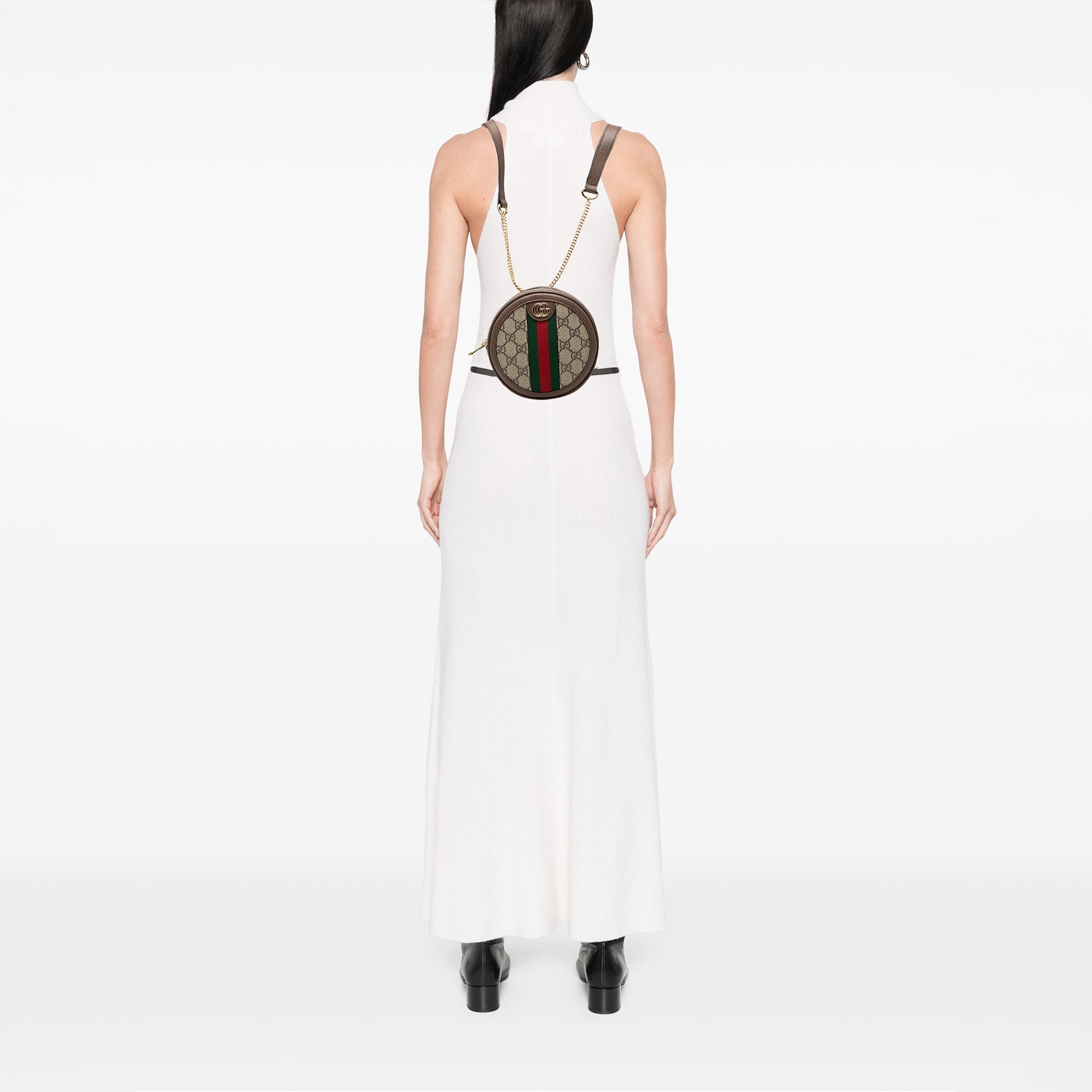 Mini GG Supreme Web Ophidia Round Backpack - Image 7