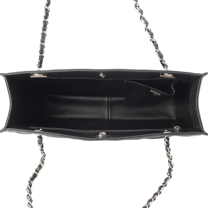 CC Quilted Caviar Chain Tote - Image 4