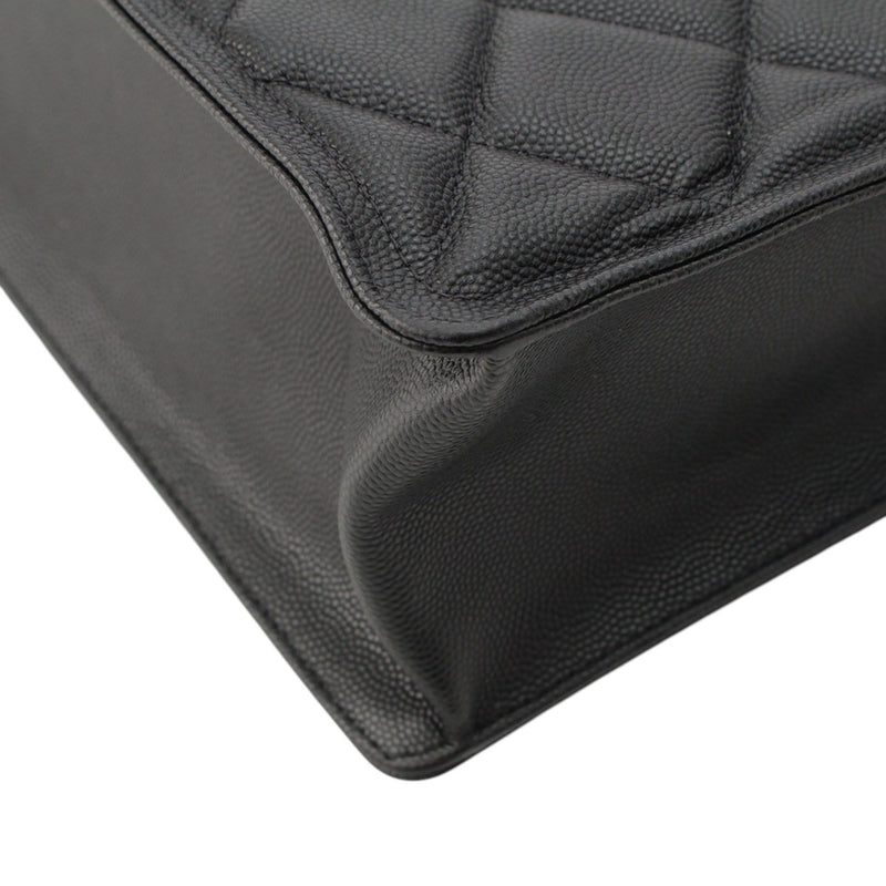 CC Quilted Caviar Chain Tote - Image 9
