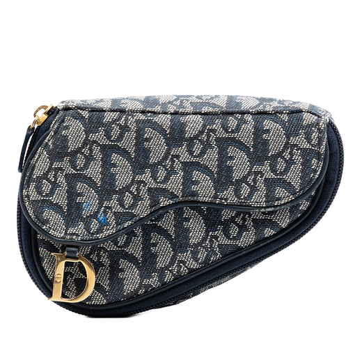 Diorissimo Canvas Saddle Pouch - Image 1