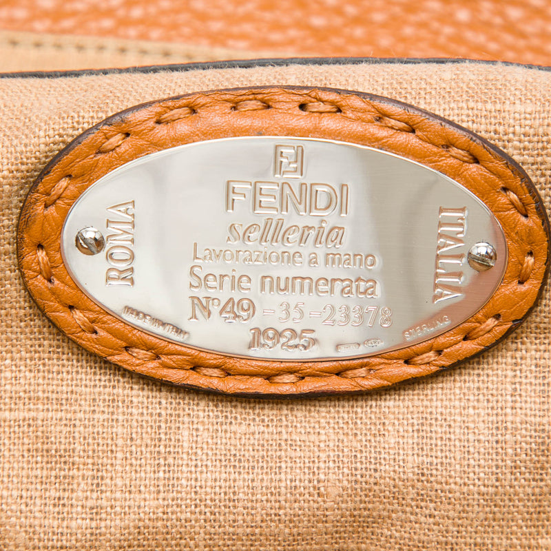 Large Leather Selleria Villa Borghese Tote - Image 5
