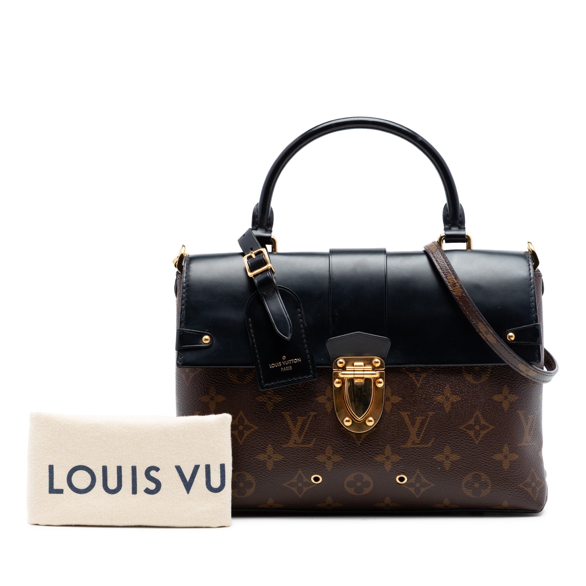 Monogram One Handle Flap MM Satchel - Image 7