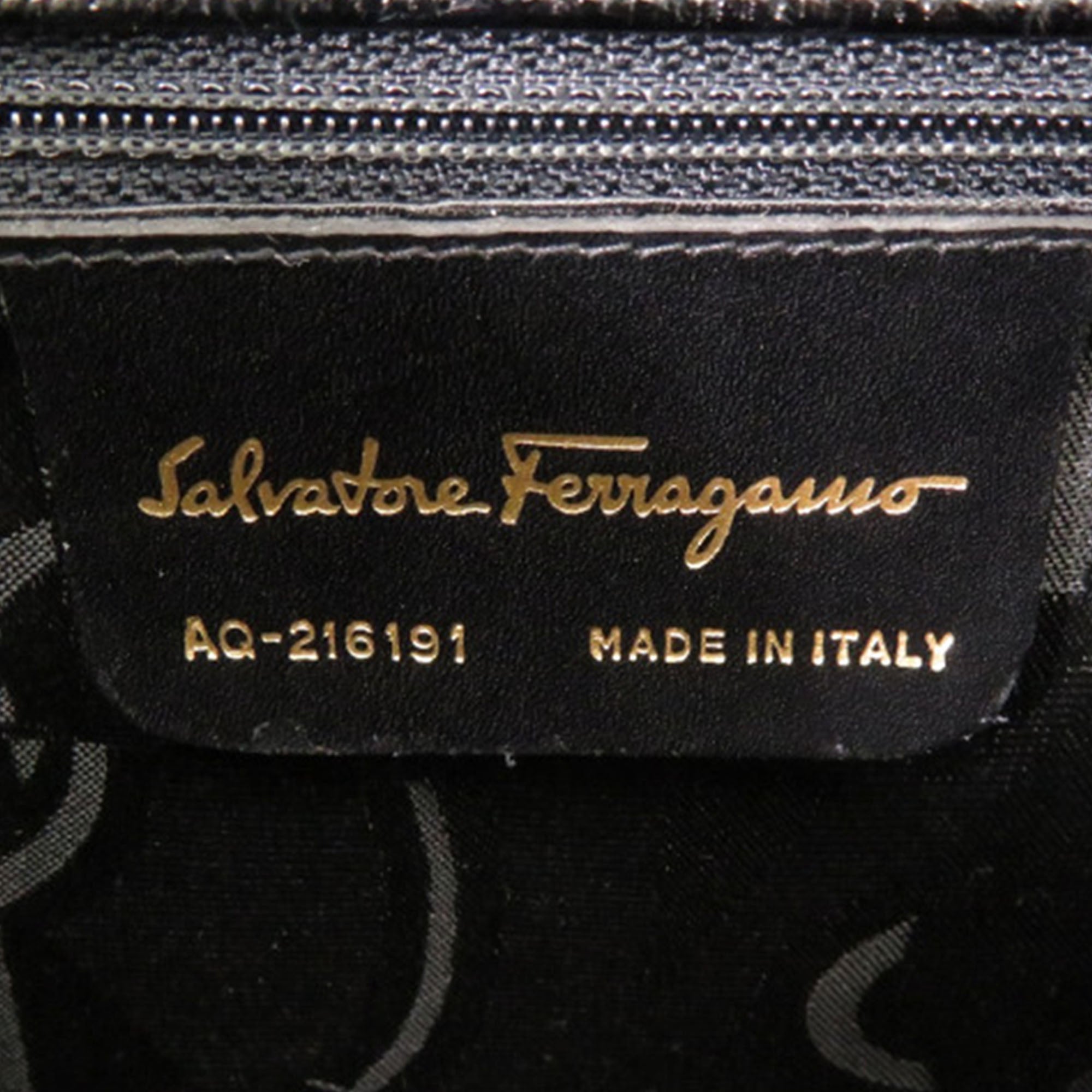 Lizard Embossed Leather Top Handle Bag - Image 6