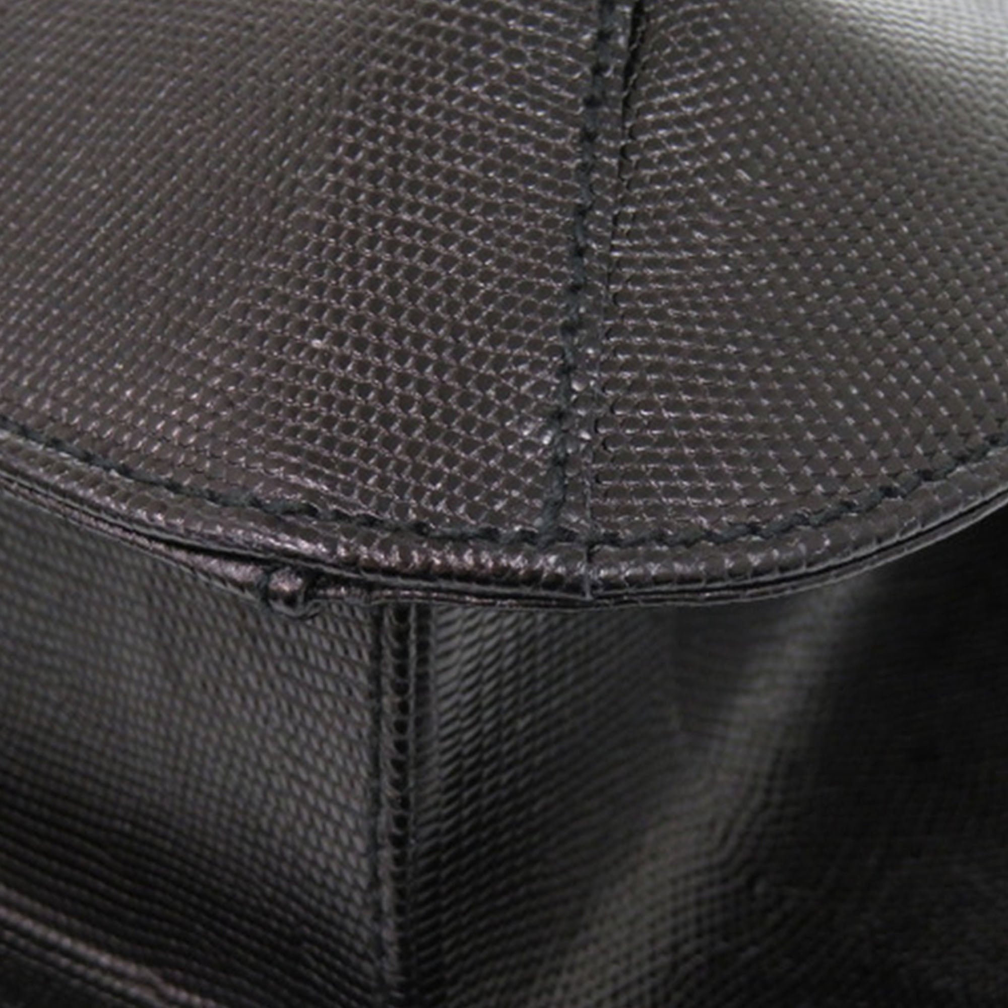 Lizard Embossed Leather Top Handle Bag - Image 8