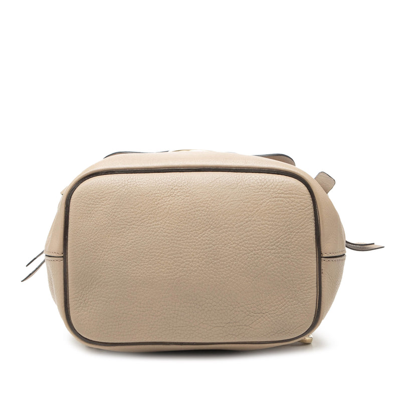 Small Calfskin and Suede Faye Backpack - Image 3