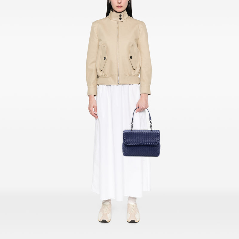 Medium Nappa Intrecciato Olimpia Shoulder Bag - Image 7