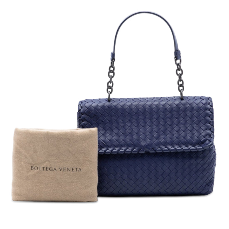 Medium Nappa Intrecciato Olimpia Shoulder Bag - Image 8