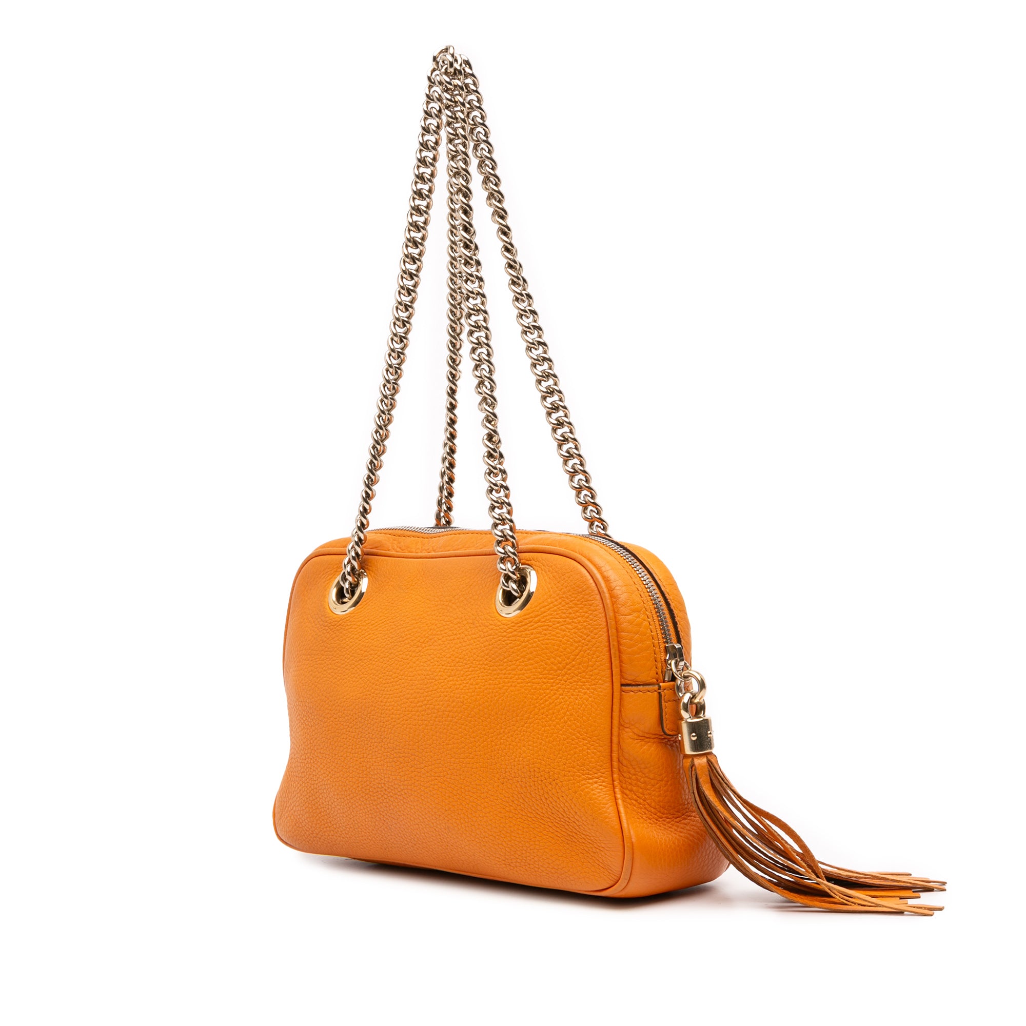 Leather Soho Chain Zip Shoulder Bag - Image 2