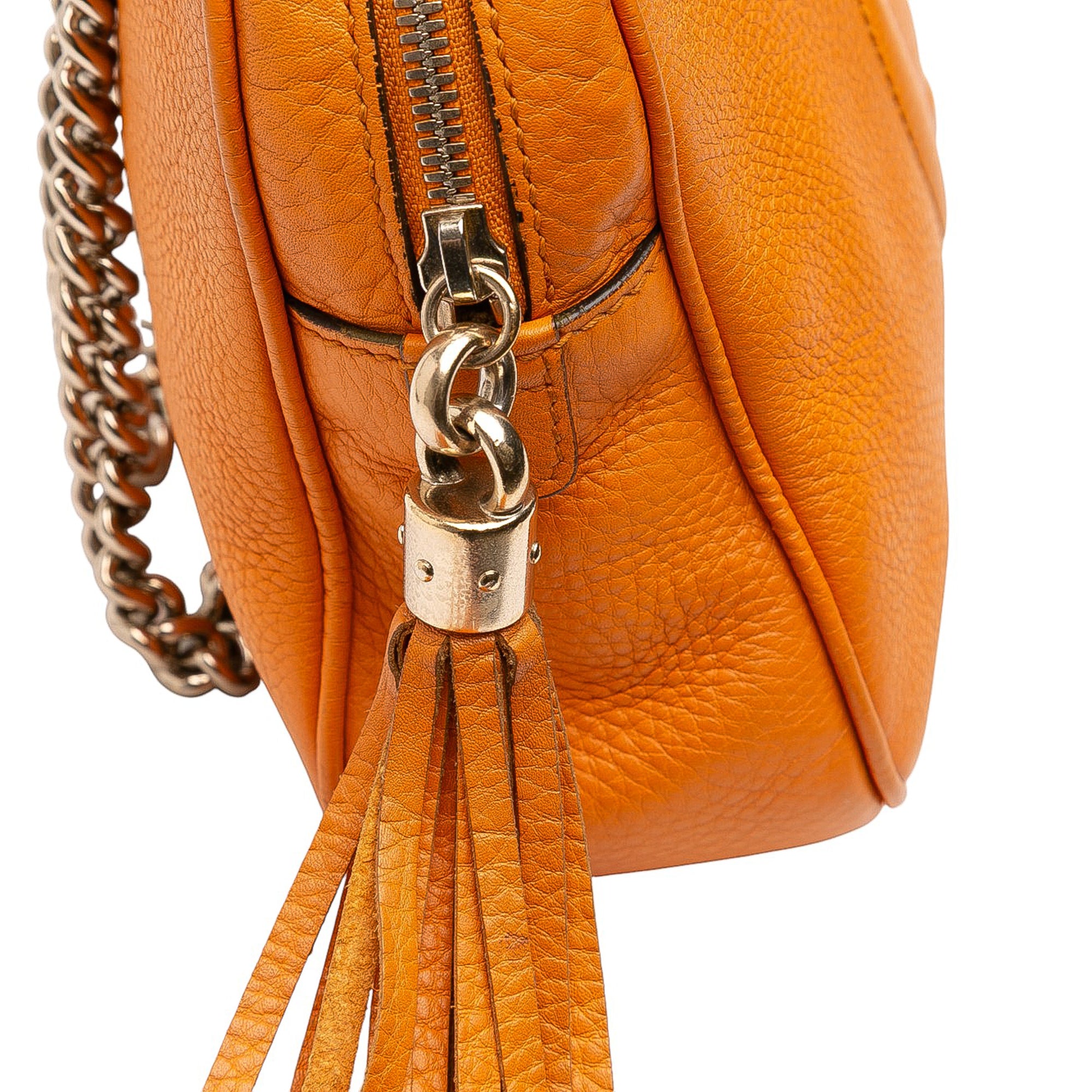 Leather Soho Chain Zip Shoulder Bag - Image 7