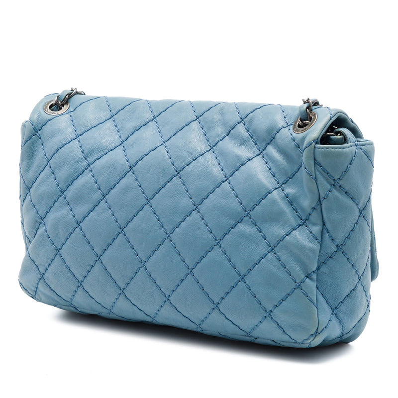 Medium Quilted Calfskin Natural Beauty Split Pocket Flap - Image 2