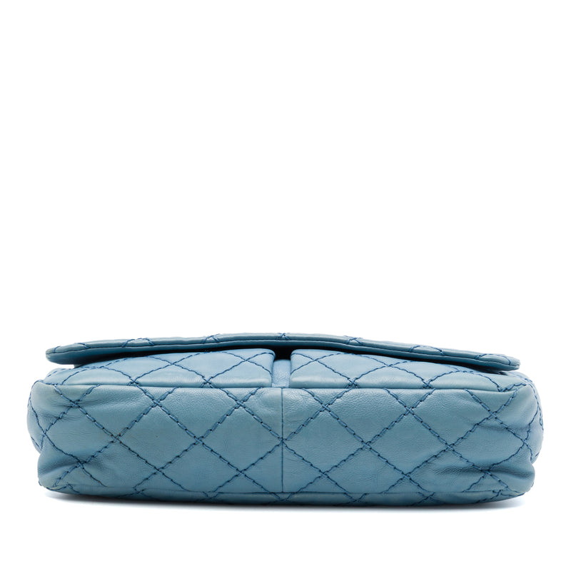 Medium Quilted Calfskin Natural Beauty Split Pocket Flap - Image 3