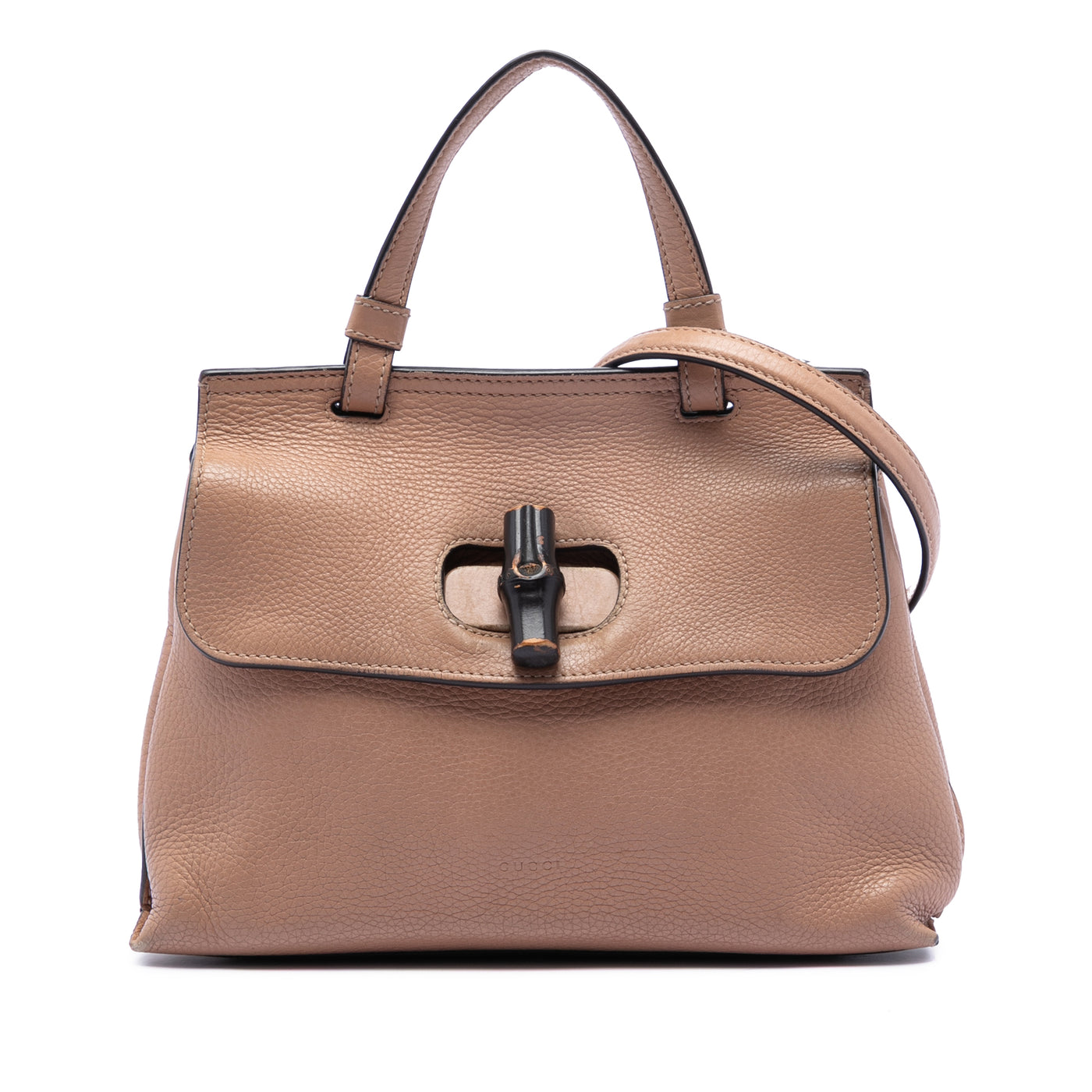 Small Calfskin Bamboo Daily Satchel - Image 1