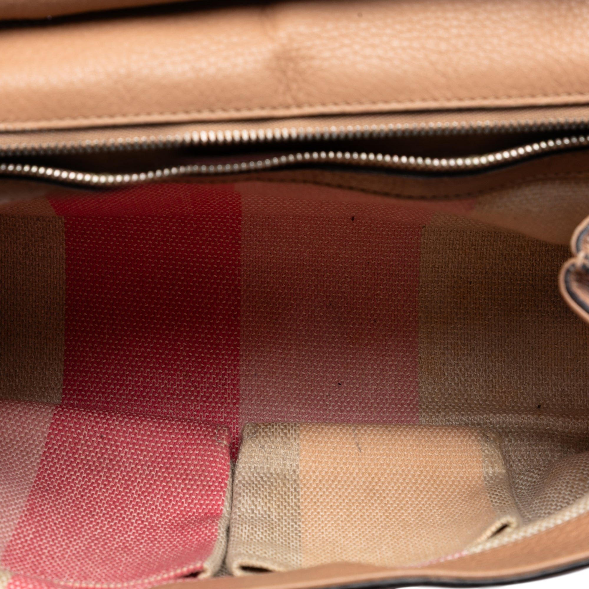 Small Calfskin Bamboo Daily Satchel - Image 4