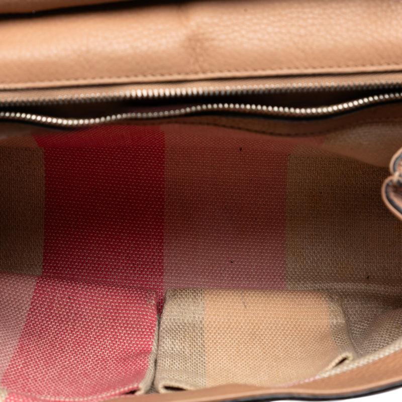 Small Calfskin Bamboo Daily Satchel - Image 4