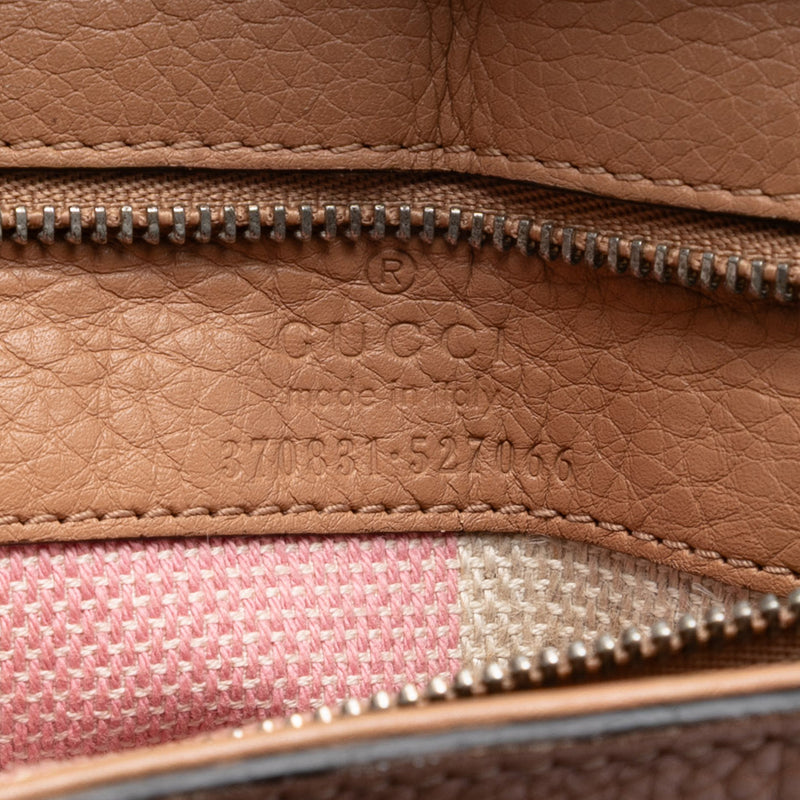 Small Calfskin Bamboo Daily Satchel - Image 5