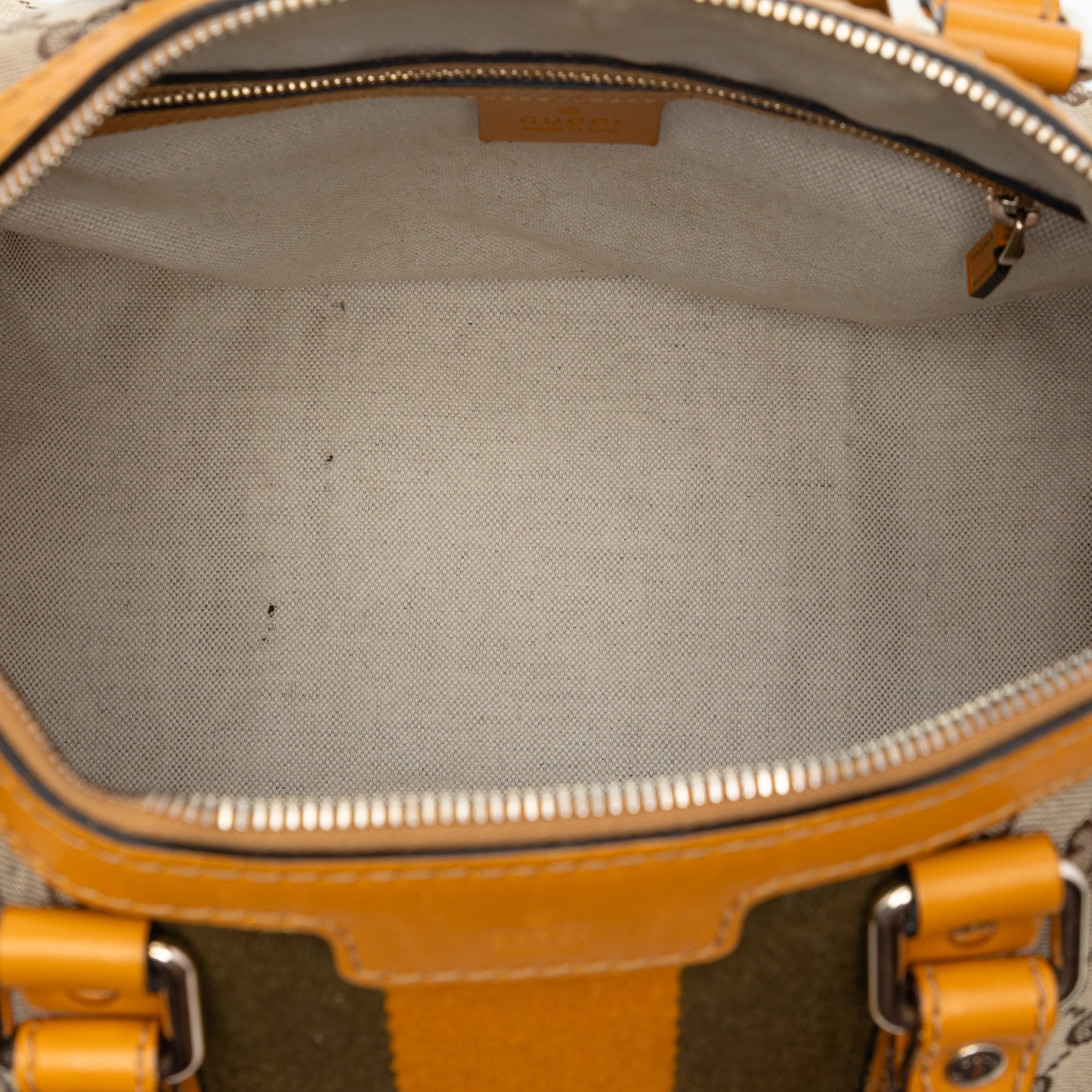 Medium GG Canvas Web Joy Boston Bag - Image 4