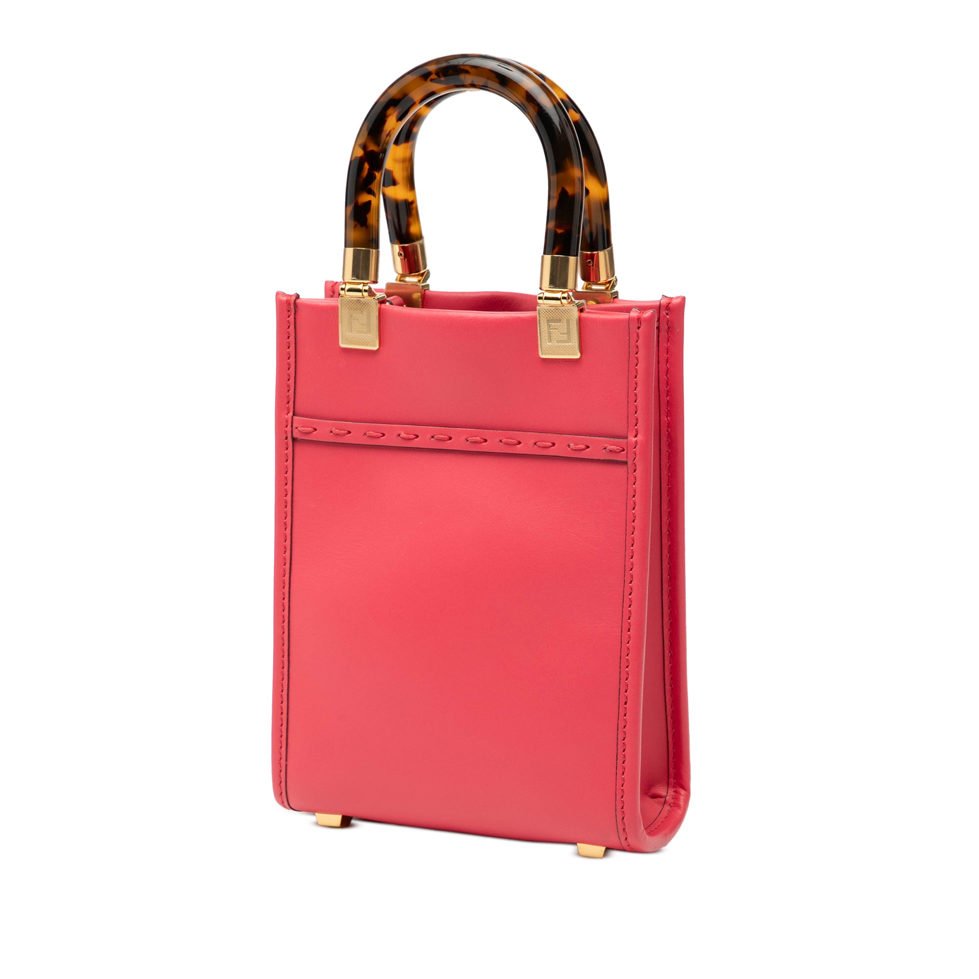 Mini Leather Sunshine Shopper Tote - Image 2