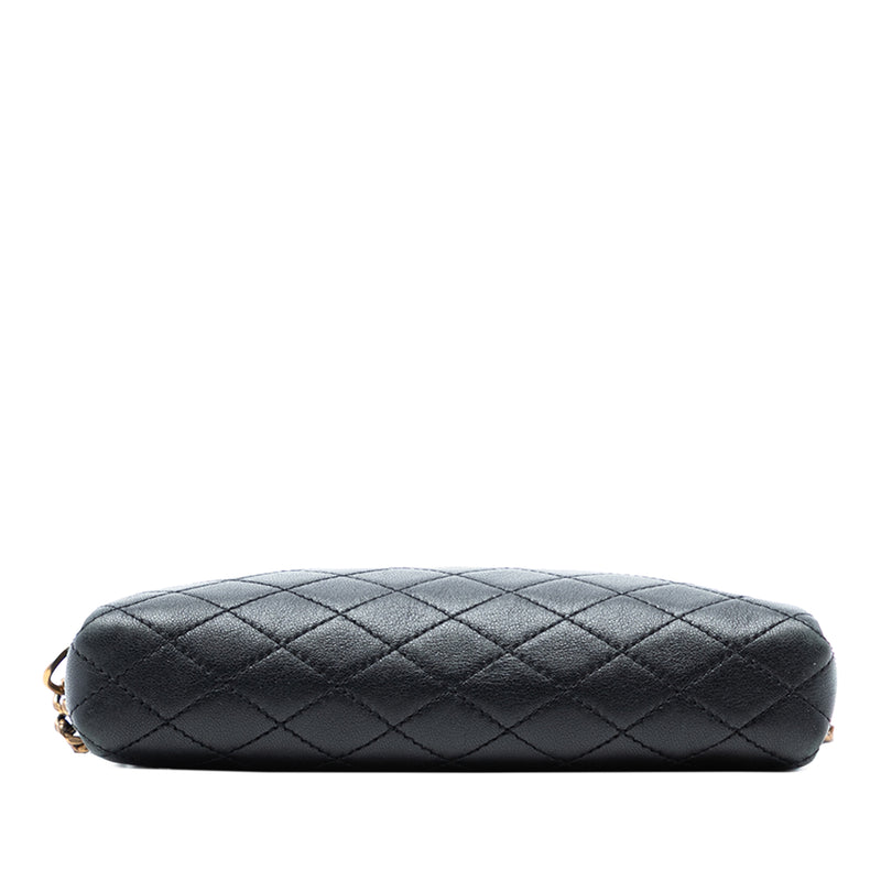 Mini Quilted Lambskin Gaby Zippered Pouch - Image 3