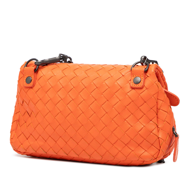 Mini Nappa Intrecciato Expandable Chain Flap Crossbody - Image 2