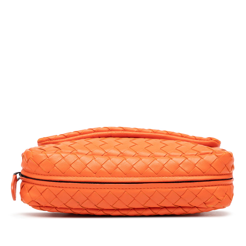 Mini Nappa Intrecciato Expandable Chain Flap Crossbody - Image 3