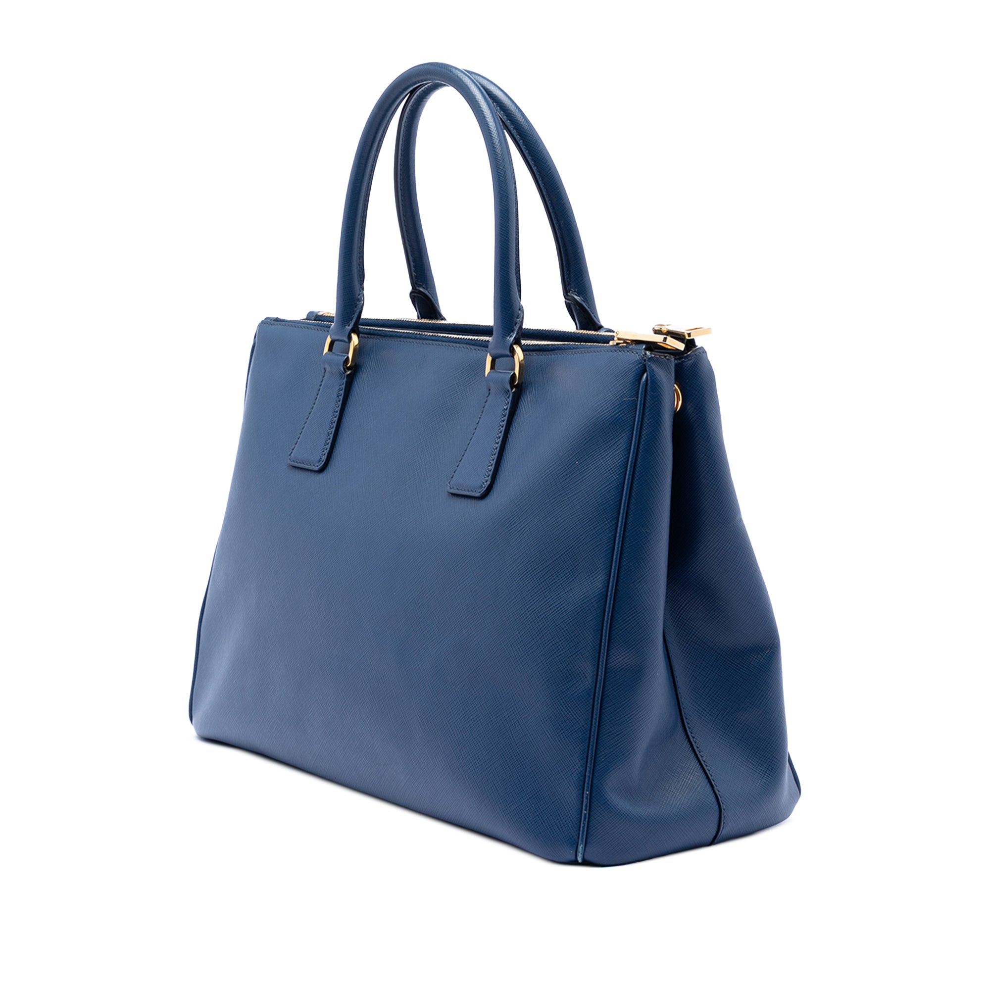 Medium Saffiano Lux Galleria Double Zip Satchel - Image 2