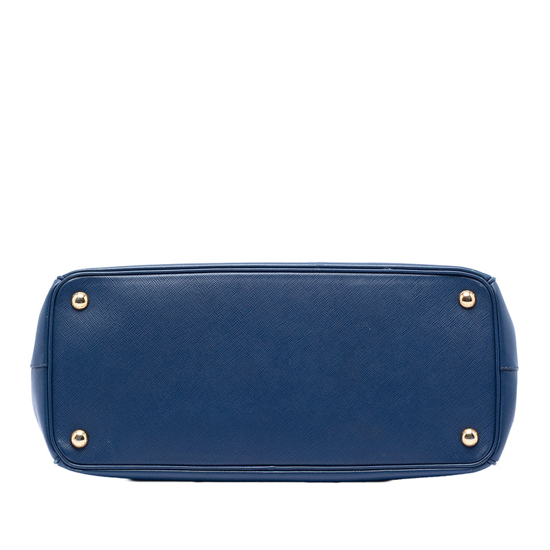 Medium Saffiano Lux Galleria Double Zip Satchel - Image 3