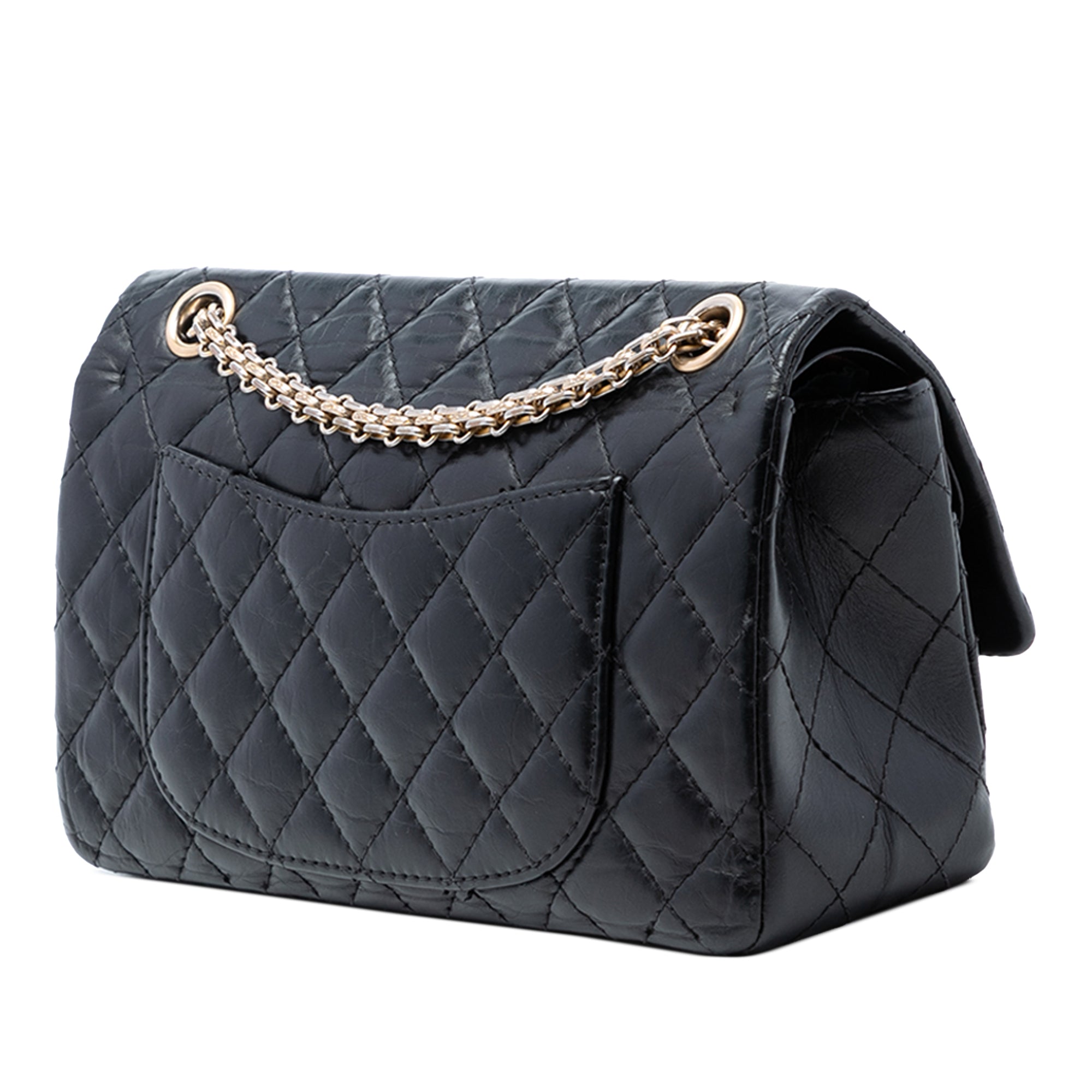 Quilted Aged Calfskin Reissue 2.55 Double Flap 225 - Image 2