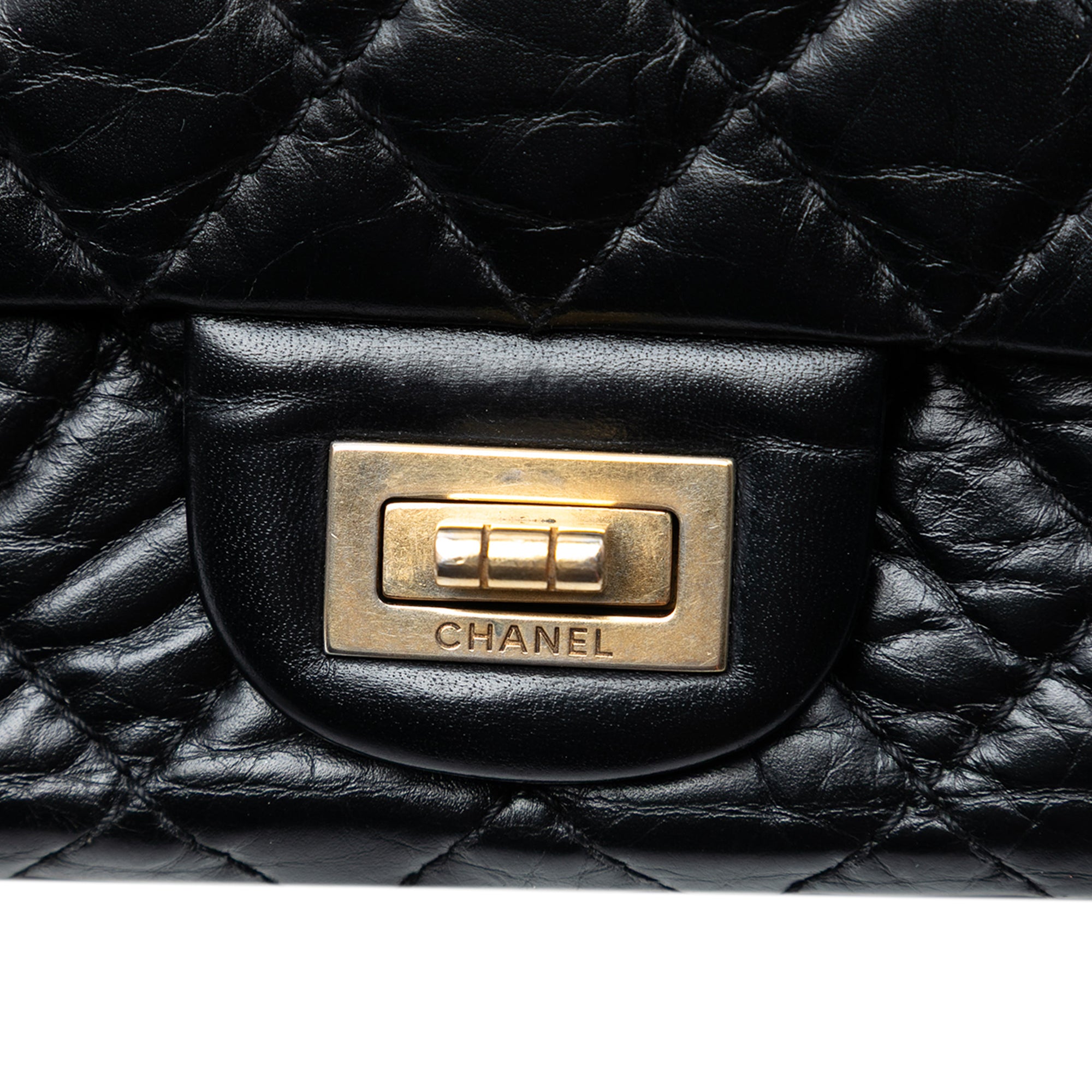 Quilted Aged Calfskin Reissue 2.55 Double Flap 225 - Image 5