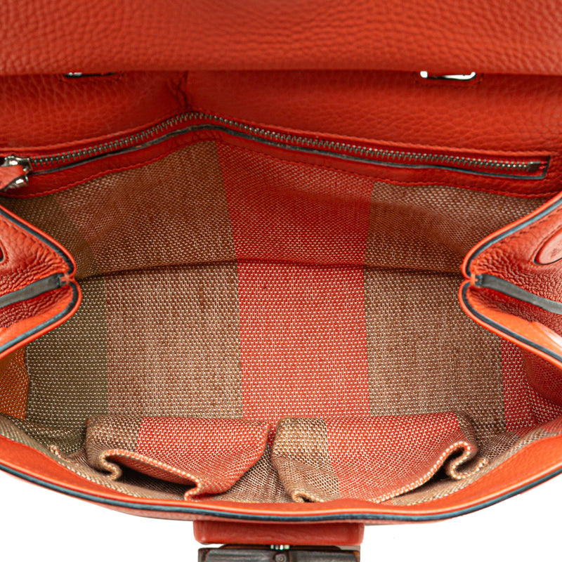 Small Calfskin Bamboo Daily Satchel - Image 4