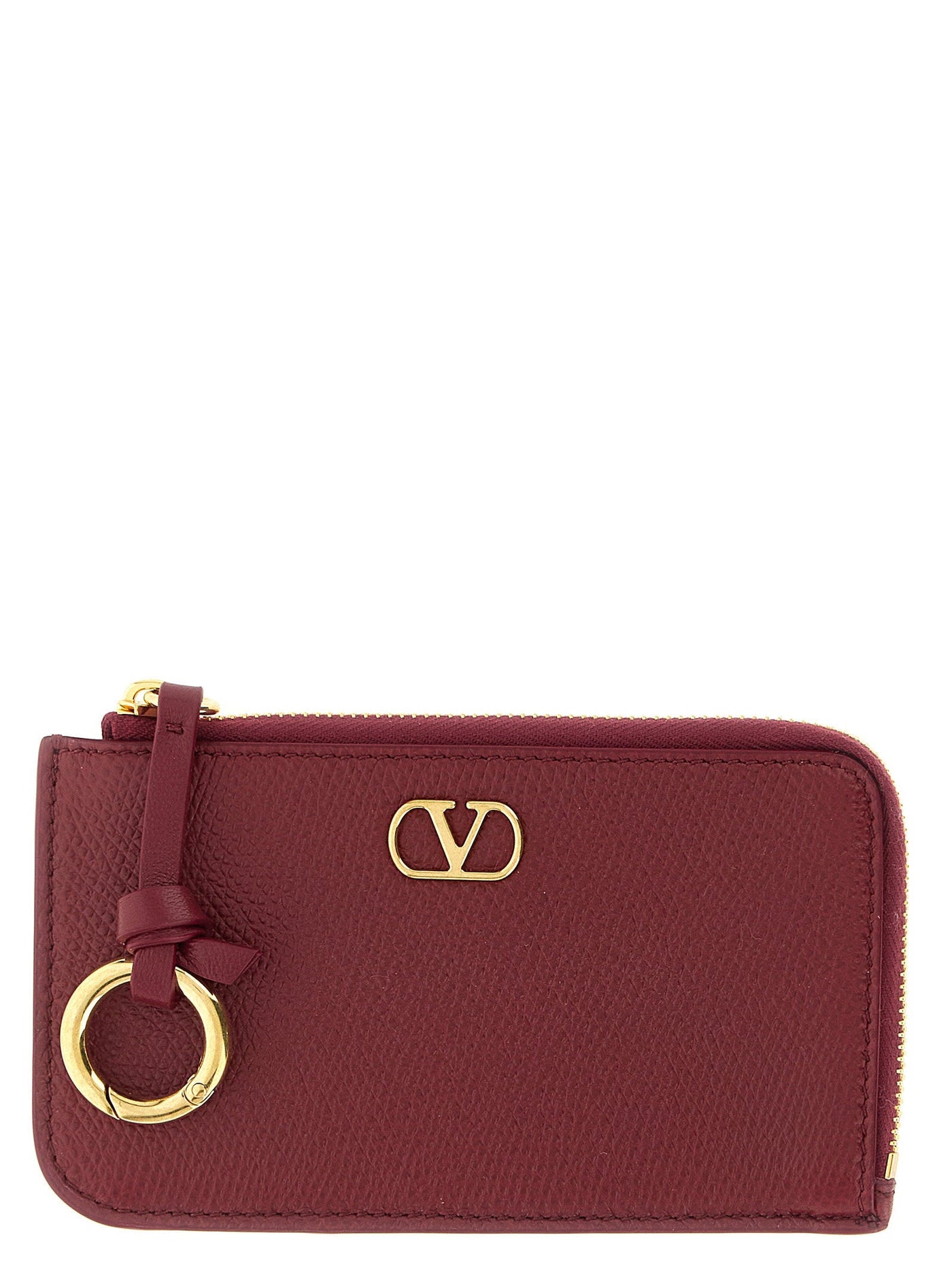 Valentino Garavani Card Case — Burgundy Cases