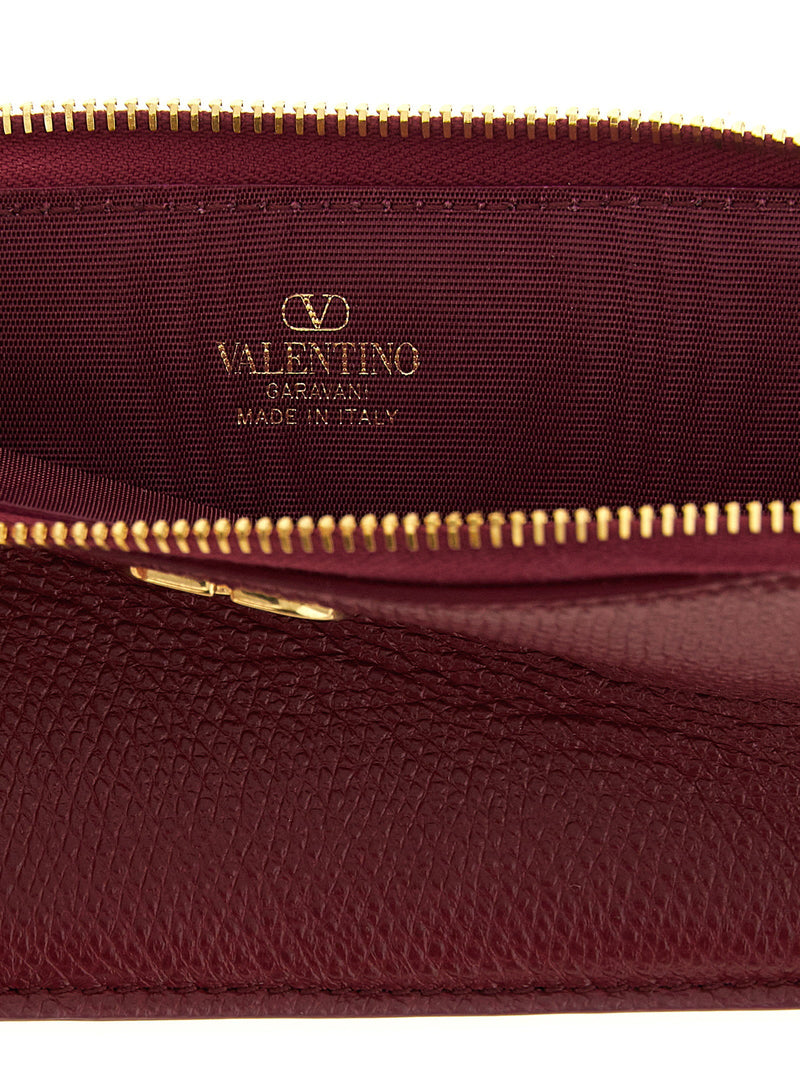 Valentino Garavani Card Case — Burgundy Cases