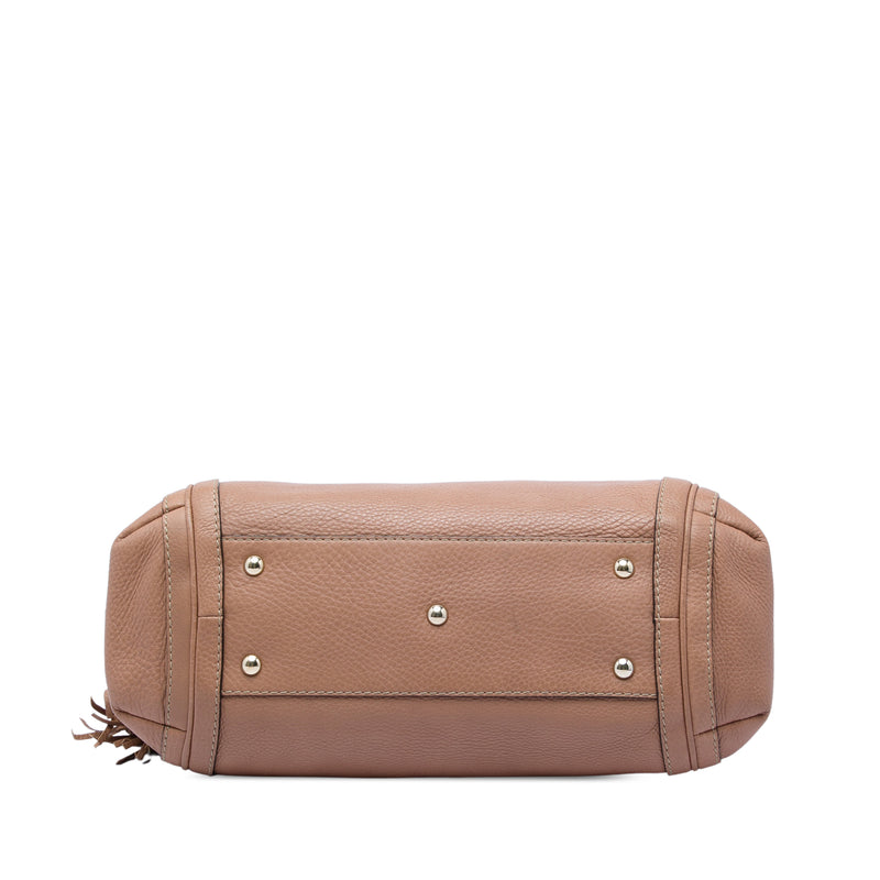 Medium Pebbled Calfskin Bella Shoulder Bag - Image 3