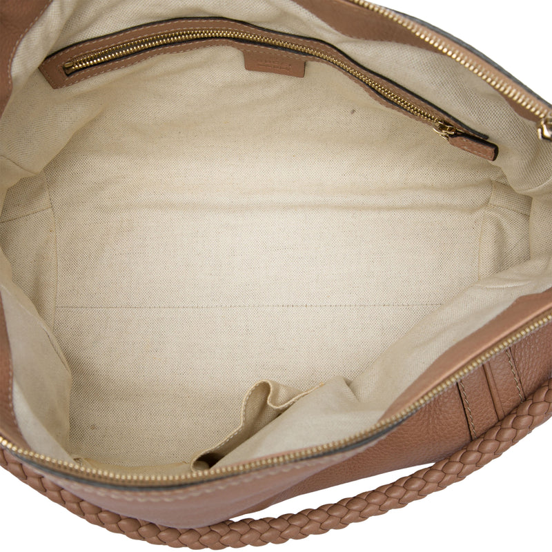 Medium Pebbled Calfskin Bella Shoulder Bag - Image 4
