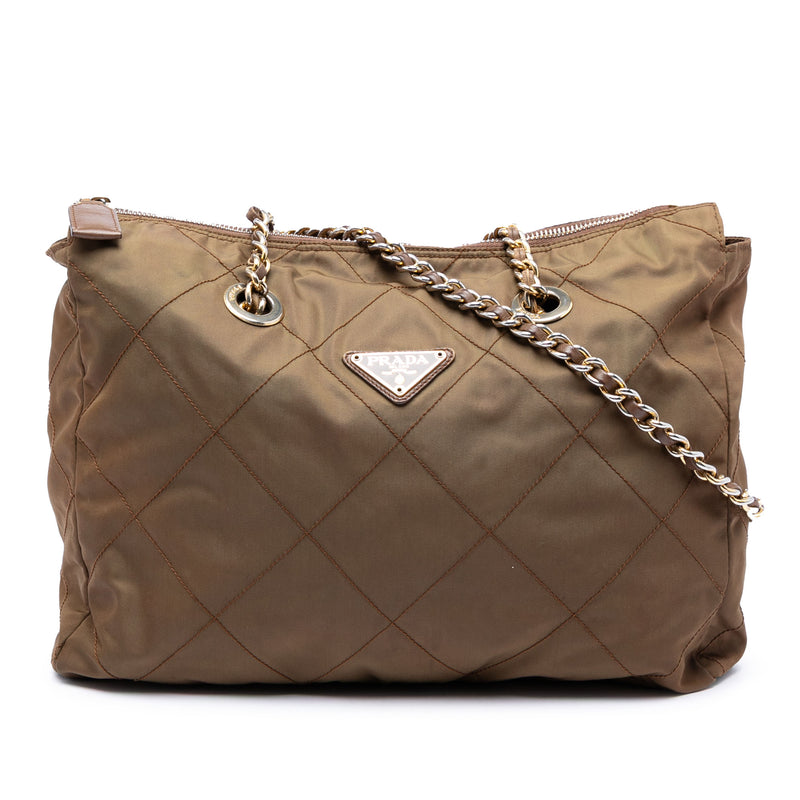 Impuntu Tessuto Catena Chain Tote