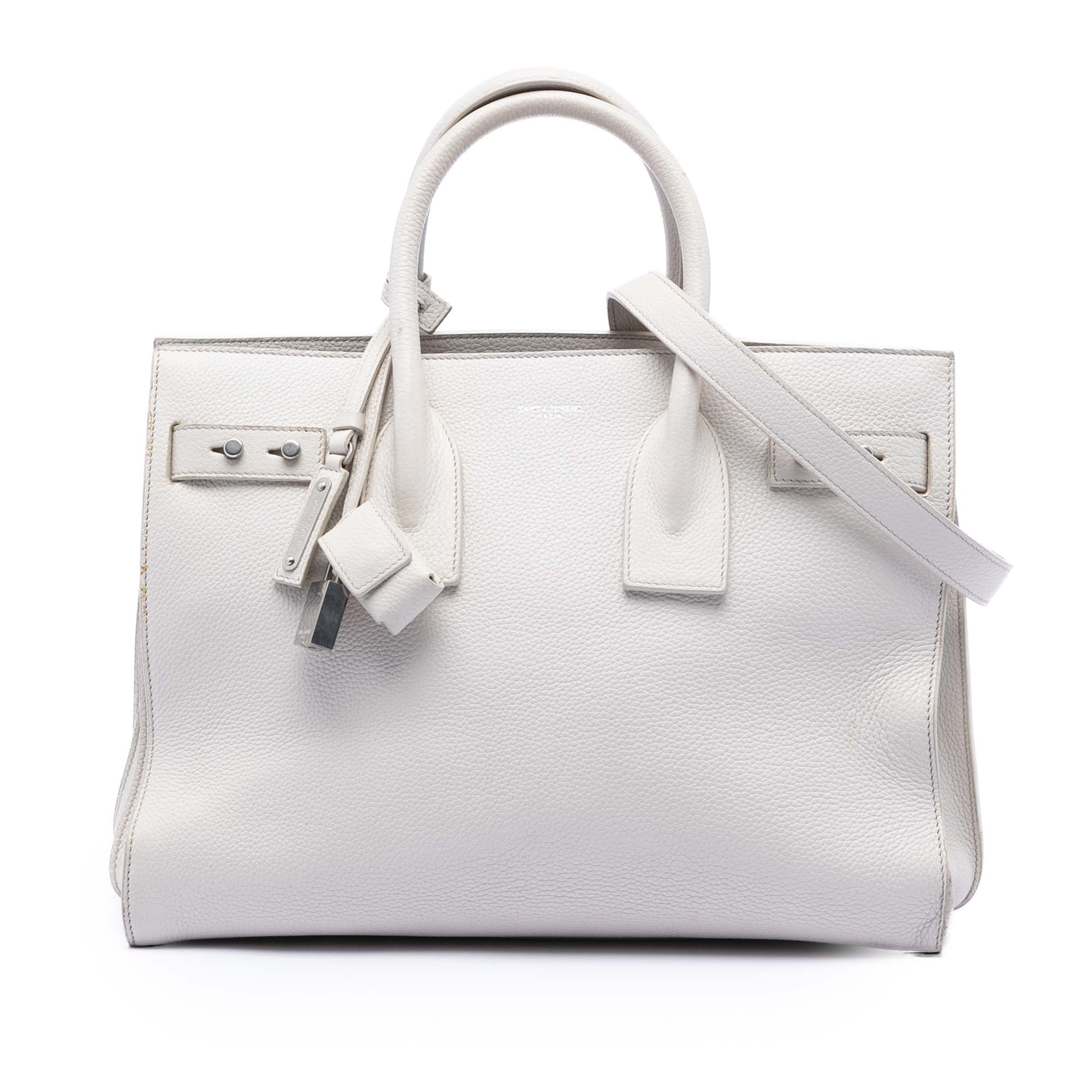 Small Grained Calfskin Supple Sac De Jour Satchel - Image 1