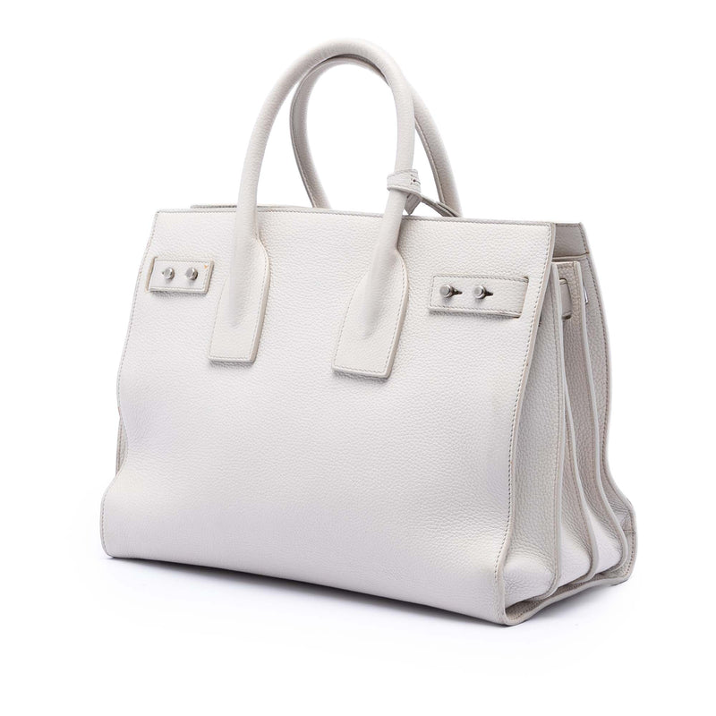 Small Grained Calfskin Supple Sac De Jour Satchel - Image 2