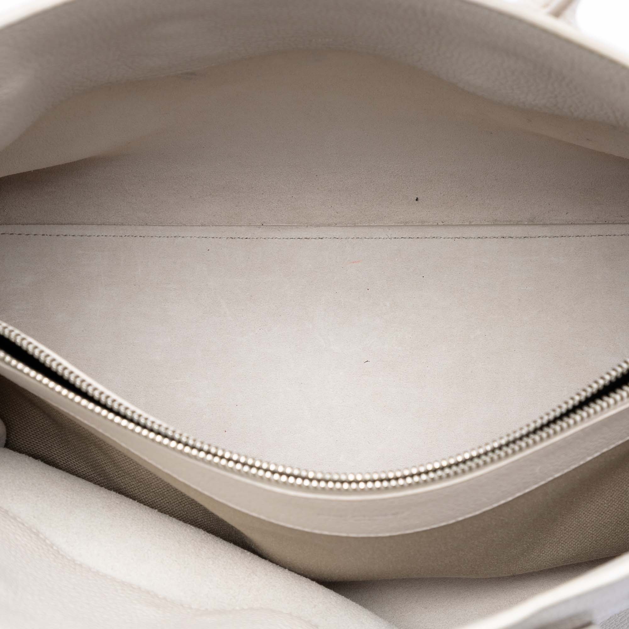 Small Grained Calfskin Supple Sac De Jour Satchel - Image 4