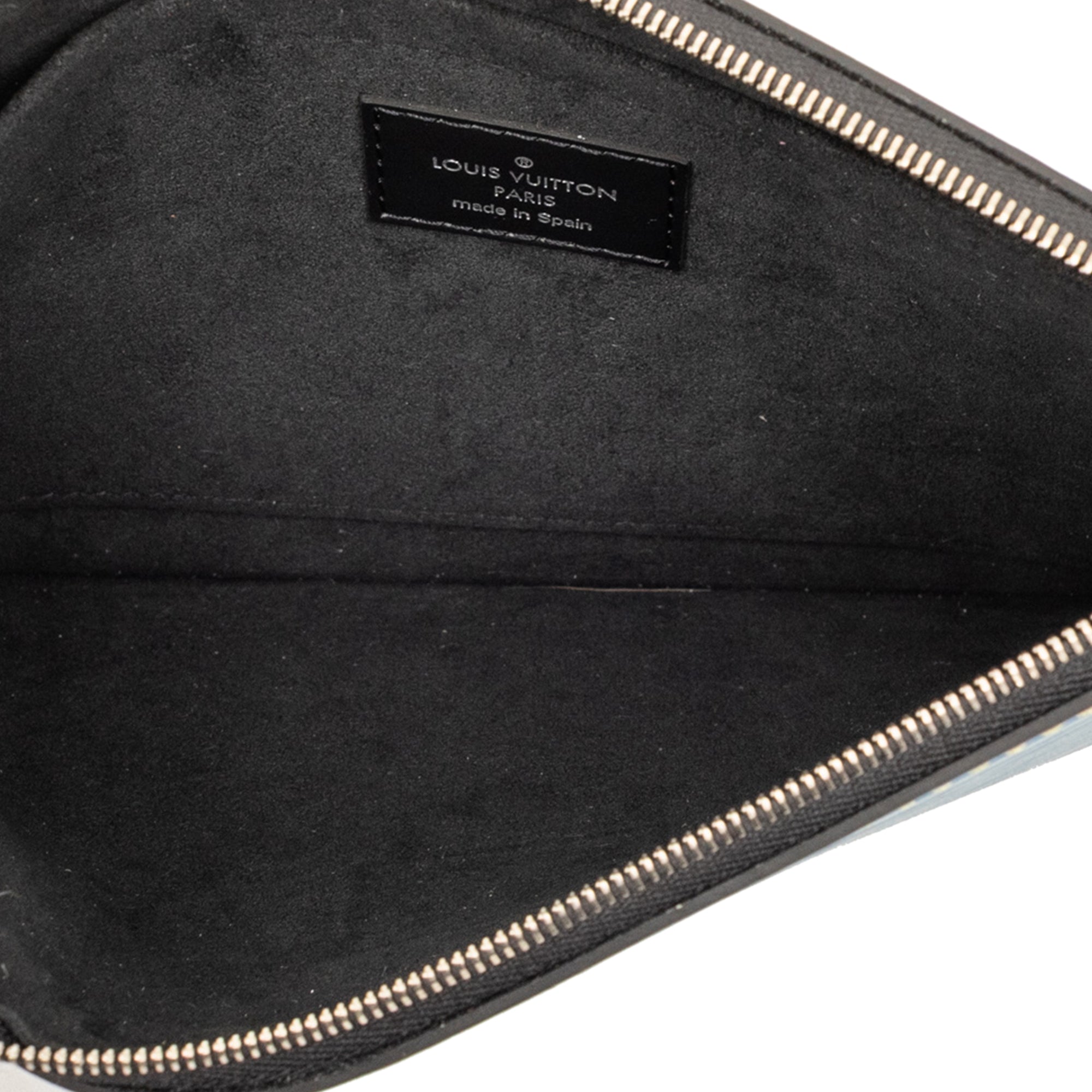 Epi Denim Neverfull Pouch - Image 4