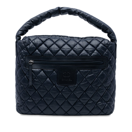 Quilted Nylon Coco Cocoon Hobo - Image 1