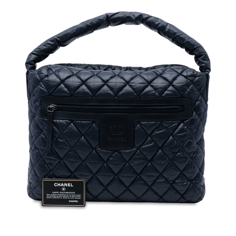 Quilted Nylon Coco Cocoon Hobo - Image 8