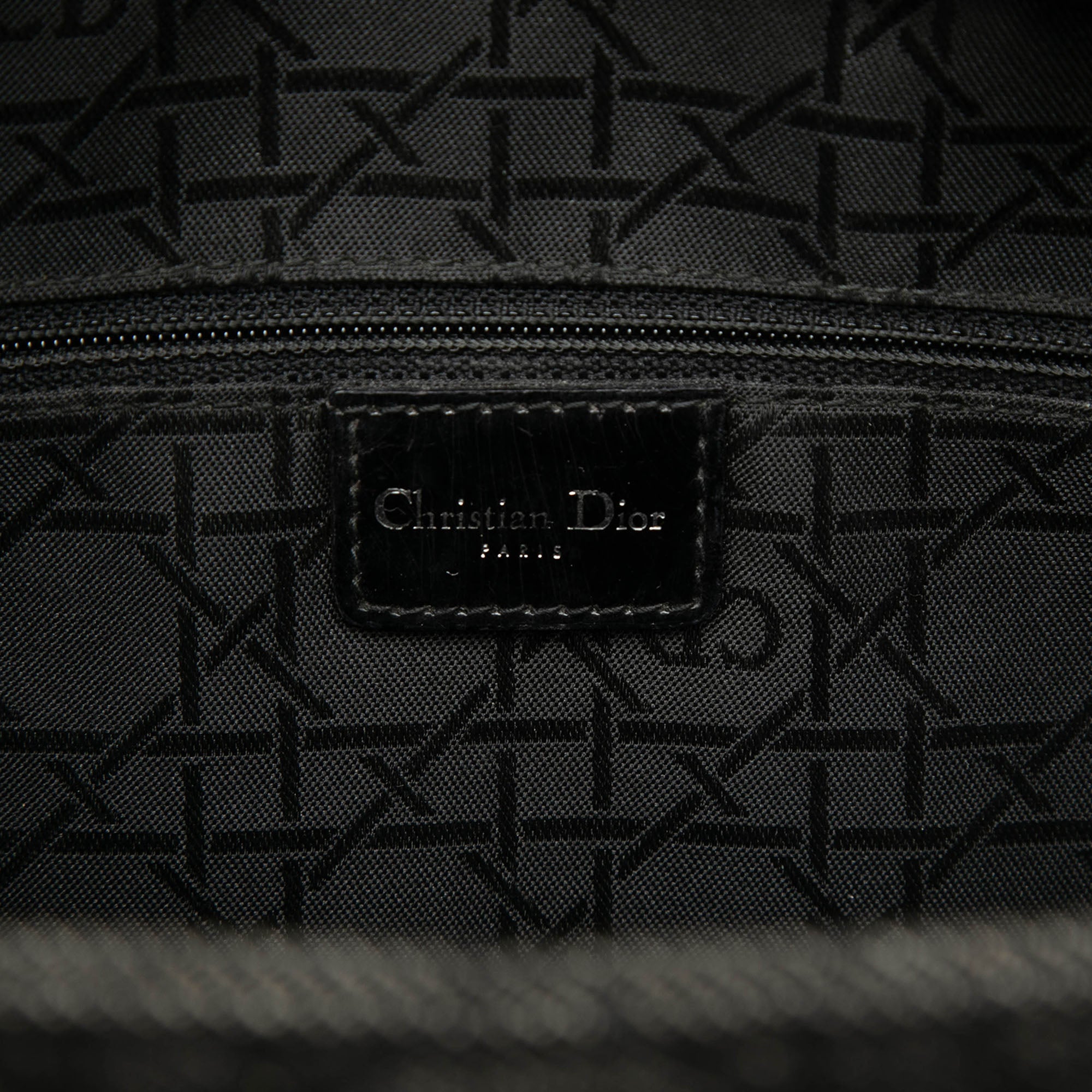 Large Denim Cannage Lady Dior - Image 5