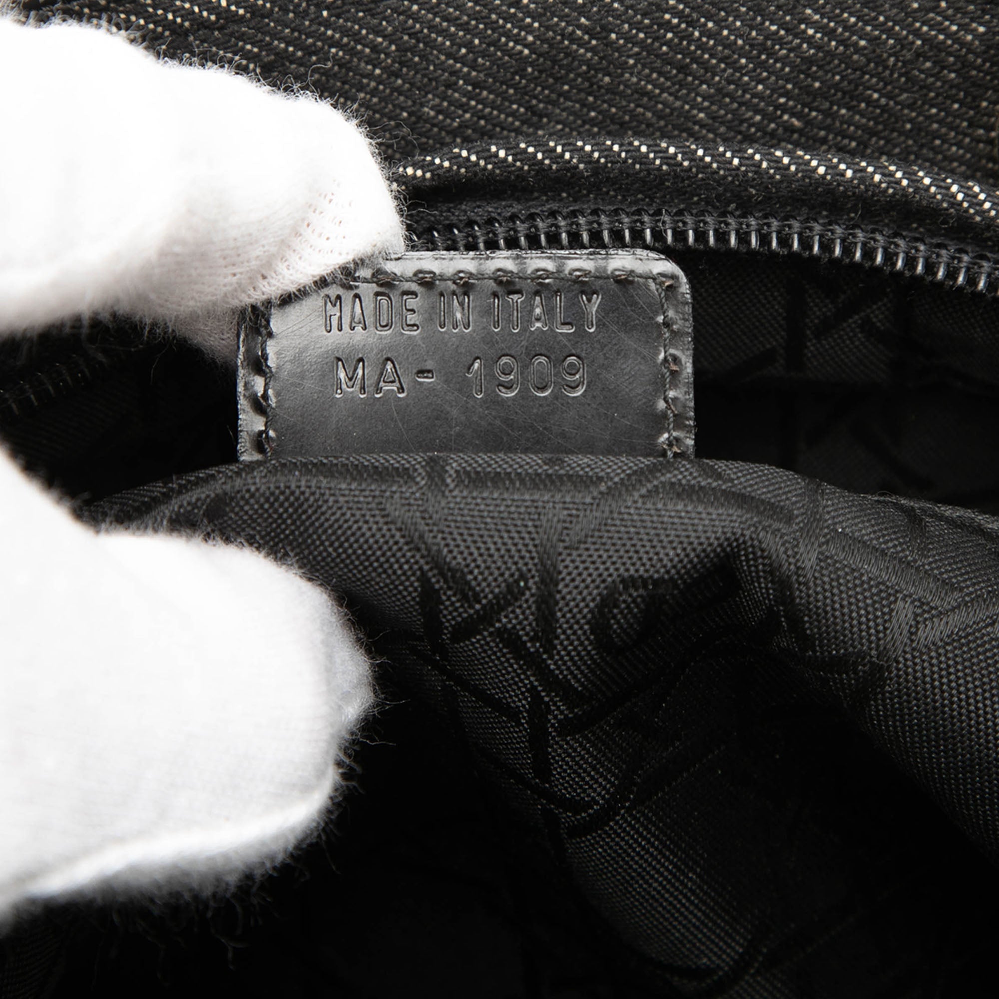 Large Denim Cannage Lady Dior - Image 6